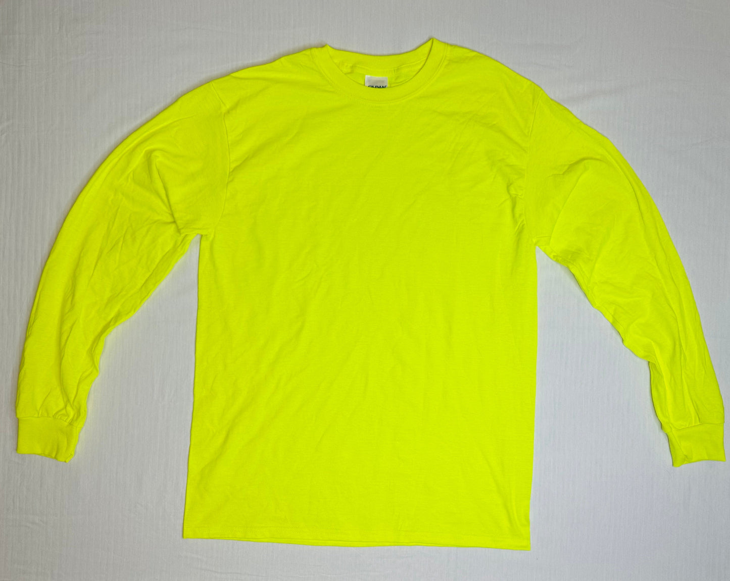 Gildan - Heavy Cotton Long Sleeve in Safety Green