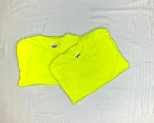 Gildan - Heavy Cotton Long Sleeve in Safety Green