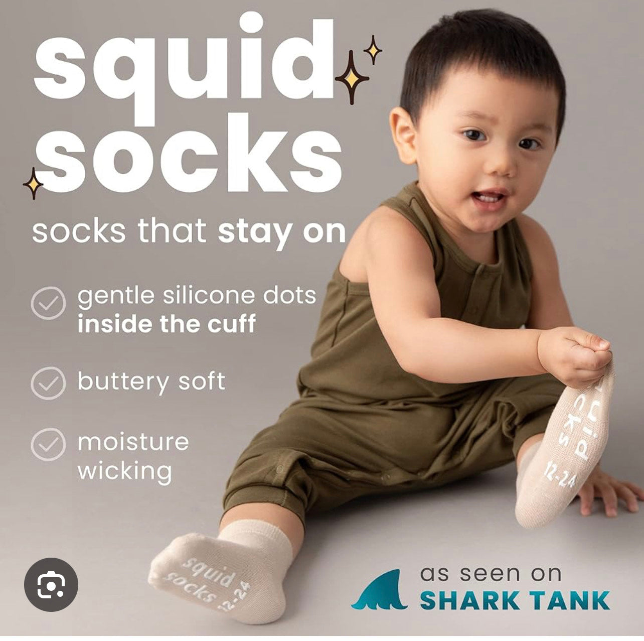 Squid Socks - White